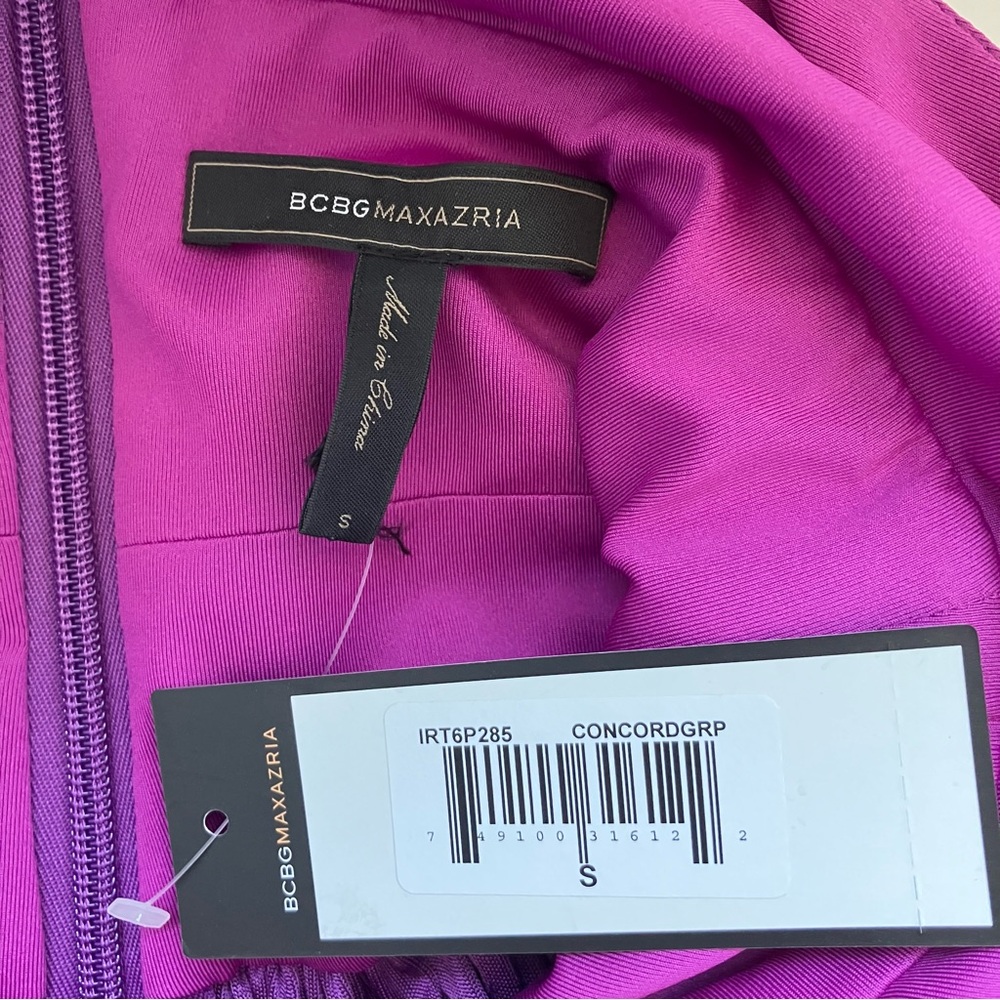 BCBGmaxazria Small Purple Mini Dress - Picture 5 of 6